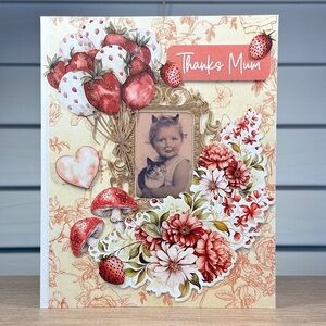 Handmade “Thanks Mum” Greeting Card
